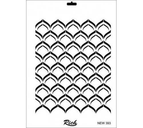 Rich New Seri N-393 Stencil 35x25 cm Rich New Seri N-393 Stencil 35x25 cm