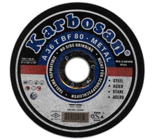 Karbosan Metal Kesici 180X3.0X22 mm Karbosan Metal Kesici 180X3.0X22 mm