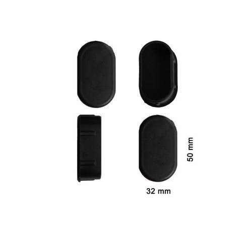 Oval Profil İç Tapa 32x50 mm 4 Adet Oval Profil İç Tapa 32x50 mm 4 Adet