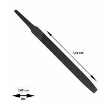 Esaş Regular Eğe No: 4 - 0,6x7,8 cm