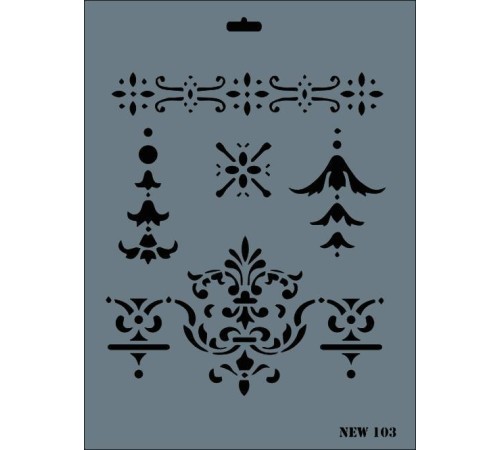 Rich New Seri N-103 Stencil 35x25 cm Rich New Seri N-103 Stencil 35x25 cm