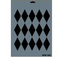Rich New Seri N-283 Stencil 35x25 cm