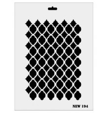 Rich New Seri N-194 Stencil 35x25 cm