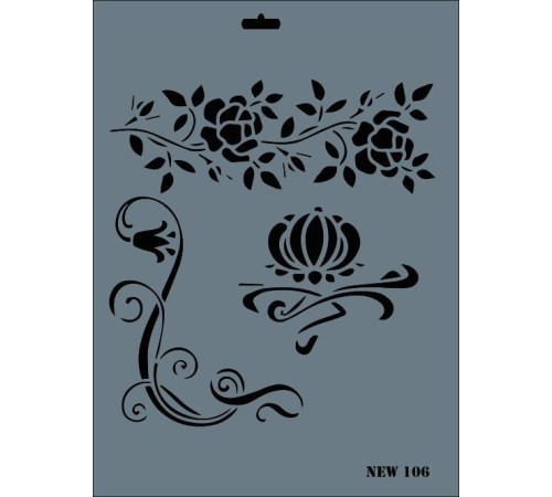 Rich New Seri N-106 Stencil 35x25 cm Rich New Seri N-106 Stencil 35x25 cm