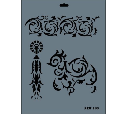 Rich New Seri N-109 Stencil 35x25 cm Rich New Seri N-109 Stencil 35x25 cm