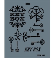 Rich New Seri N-110 Stencil 35x25 cm