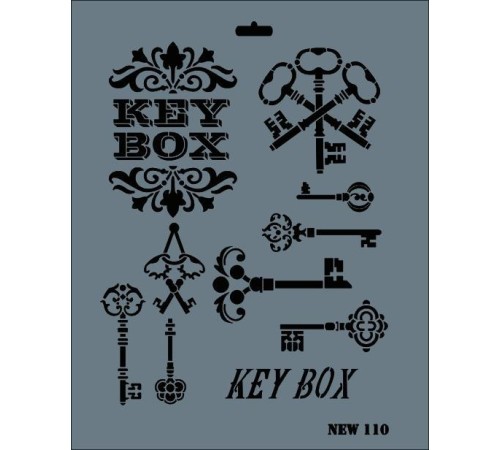 Rich New Seri N-110 Stencil 35x25 cm Rich New Seri N-110 Stencil 35x25 cm