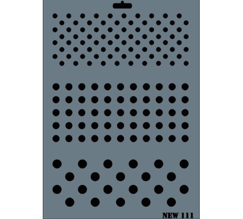 Rich New Seri N-111 Stencil 35x25 cm