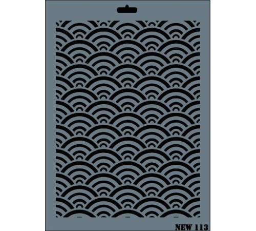 Rich New Seri N-113 Stencil 35x25 cm
