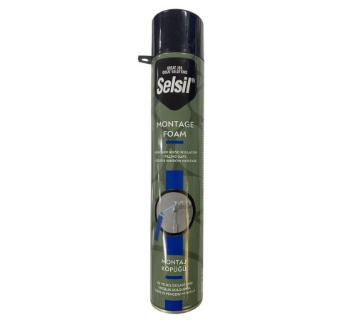 Selsil Selfoam Poliüratan Montaj Köpüğü 600 gr Selsil Selfoam Poliüratan Montaj Köpüğü 600 gr
