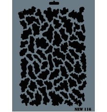 Rich New Seri N-116 Stencil 35x25 cm