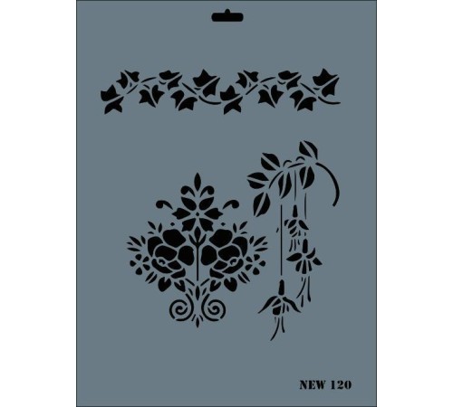 Rich New Seri N-120 Stencil 35x25 cm