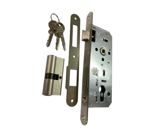 Kale Oval 15 R 40 mm Nikel Silindirli Kapı Kilidi Kale Oval 15 R 40 mm Nikel Silindirli Kapı Kilidi