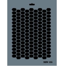 Rich New Seri N-125 Stencil 35x25 cm
