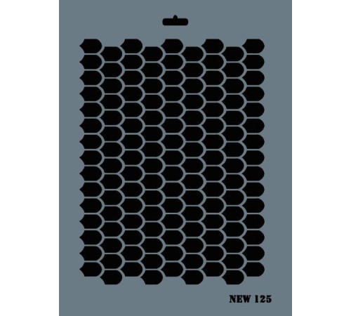 Rich New Seri N-125 Stencil 35x25 cm