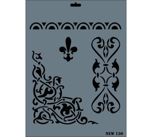 Rich New Seri N-130 Stencil 35x25 cm Rich New Seri N-130 Stencil 35x25 cm