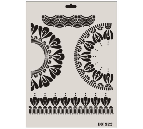 Rich Dantel Seri DN-922 Stencil 35x25 cm Rich Dantel Seri DN-922 Stencil 35x25 cm