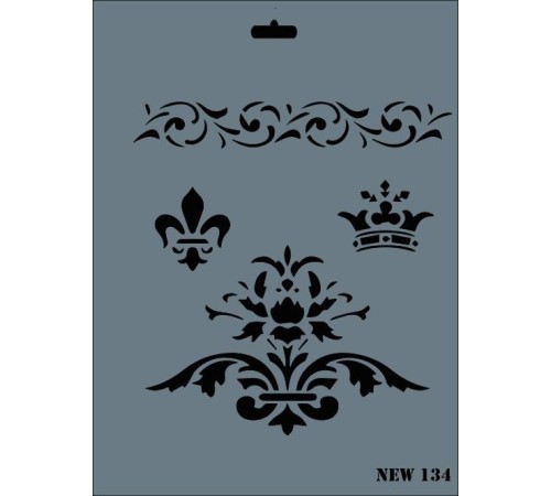 Rich New Seri N-134 Stencil 35x25 cm