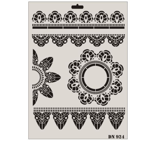 Rich Dantel Seri DN-924 Stencil 35x25 cm Rich Dantel Seri DN-924 Stencil 35x25 cm