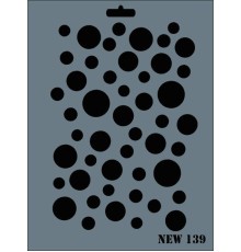 Rich New Seri N-139 Stencil 35x25 cm