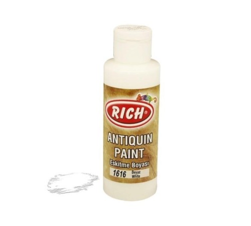Rich 1616 Beyaz 120 ml Eskitme Ahşap Boyası Rich 1616 Beyaz 120 ml Eskitme Ahşap Boyası