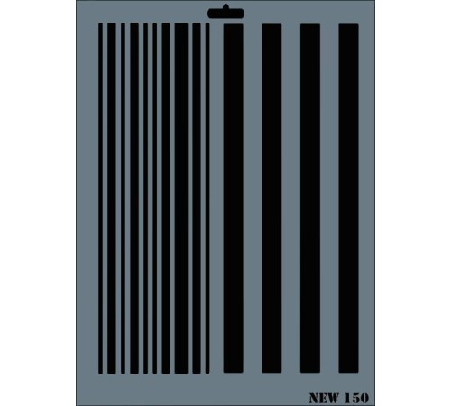 Rich New Seri N-150 Stencil 35x25 cm