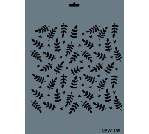 Rich New Seri N-159 Stencil 35x25 cm