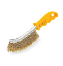 Sgs 757 Eğri Saplı Tel Fırça Plastik Saplı