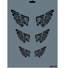 Rich New Seri N-188 Stencil 35x25 cm