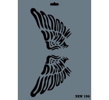 Rich New Seri N-196 Stencil 35x25 cm