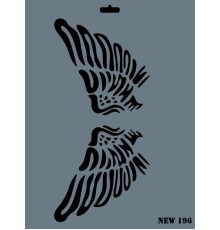 Rich New Seri N-196 Stencil 35x25 cm