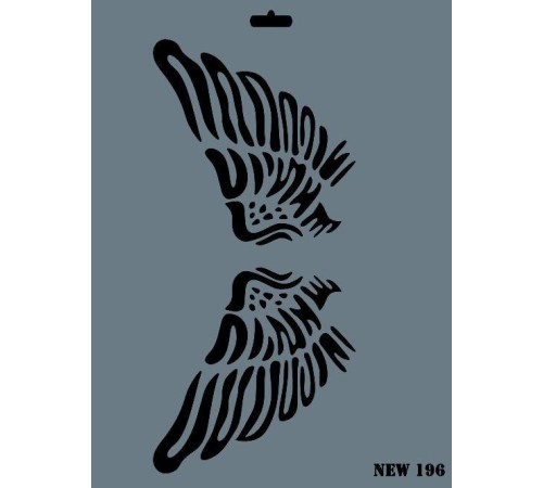 Rich New Seri N-196 Stencil 35x25 cm