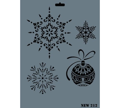 Rich New Seri N-212 Stencil 35x25 cm Rich New Seri N-212 Stencil 35x25 cm