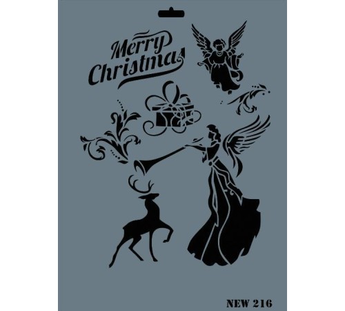 Rich New Seri N-216 Stencil 35x25 cm Rich New Seri N-216 Stencil 35x25 cm