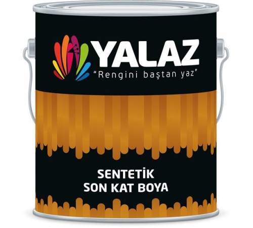 Yalaz Sentetik Boya 0,75 Litre İri Metal