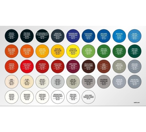 Selsil Rainbow Akrilik Sprey Boya 9301 Buz Dolabı Beyaz