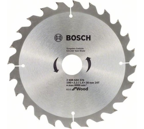 Bosch Eco Daire Testere 190X30 24 Diş Bosch Eco Daire Testere 190X30 24 Diş