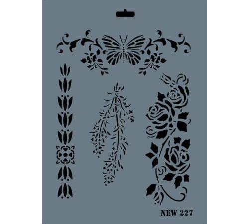 Rich New Seri N-227 Stencil 35x25 cm Rich New Seri N-227 Stencil 35x25 cm