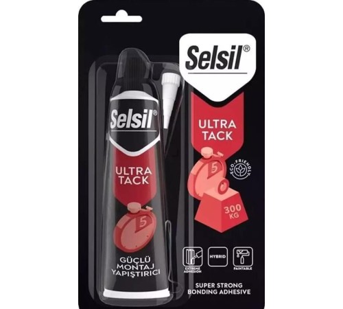 Selsil Ultra Tack Yapıştırıcı 50 ml Beyaz