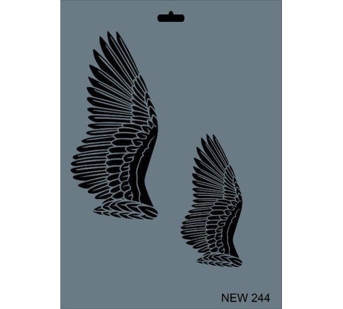 Rich New Seri N-244 Stencil 35x25 cm