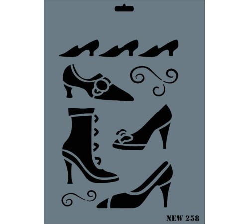 Rich New Seri N-258 Stencil 35x25 cm Rich New Seri N-258 Stencil 35x25 cm