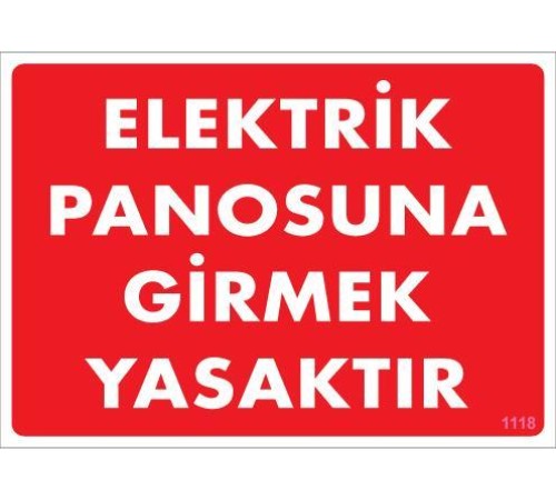 Elektrik Panosu Levhası 25x35 KOD:1118 Elektrik Panosu Levhası 25x35 KOD:1118