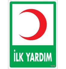 İlk Yardım Dolabı Levhası 25x35 KOD:1015