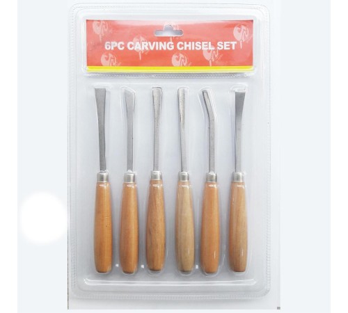 Ahşap Oyma Seti 6 Parça