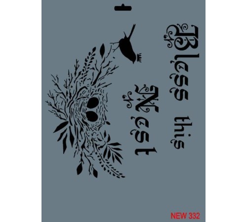Rich New Seri N-332 Stencil 35x25 cm Rich New Seri N-332 Stencil 35x25 cm
