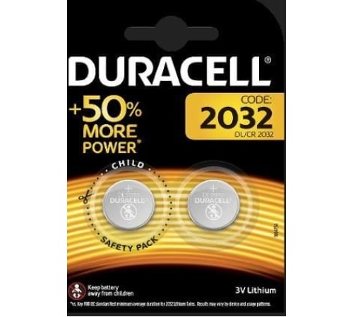 Duracell CR 2032 Lityım Pil 3 Volt 2 li