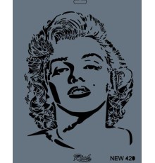 Rich New Seri N-420 Stencil 35x25 cm