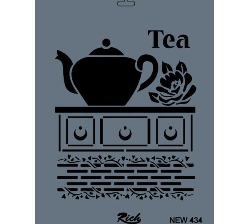 Rich New Seri N-434 Stencil 35x25 cm Rich New Seri N-434 Stencil 35x25 cm