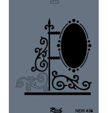Rich New Seri N-436 Stencil 35x25 cm