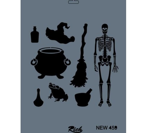 Rich New Seri N-459 Stencil 35x25 cm Rich New Seri N-459 Stencil 35x25 cm